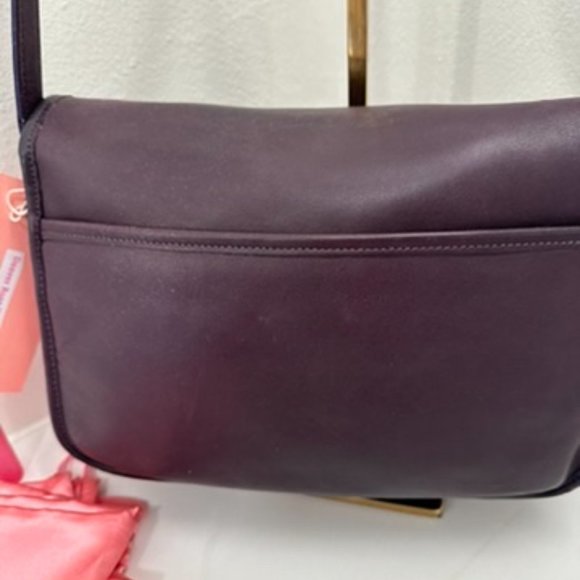 Almost Vintage Coach City Bag Purple (aka Eggplant) Style Number 9790 - Picture 6 of 14